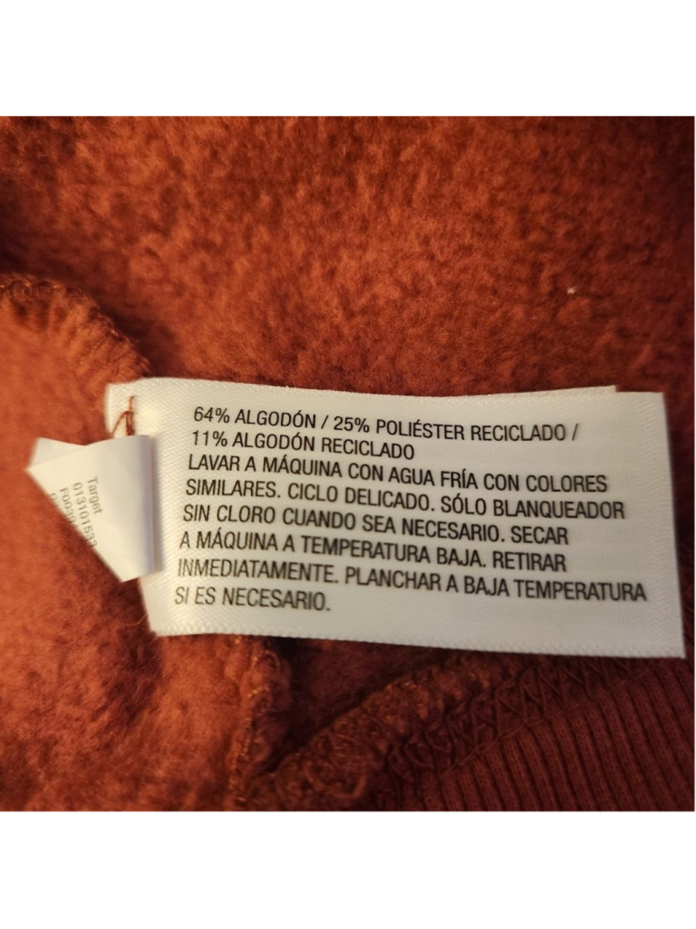 Universal Thread Rust Collared cropped Sweatshirt - Picture 10 of 11
